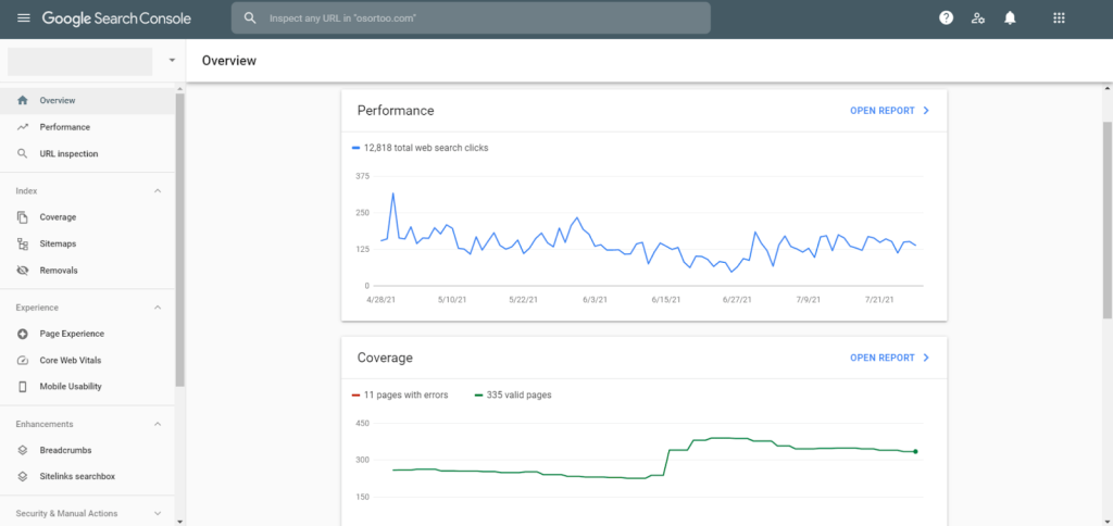 Follow your Google Search Console Performance